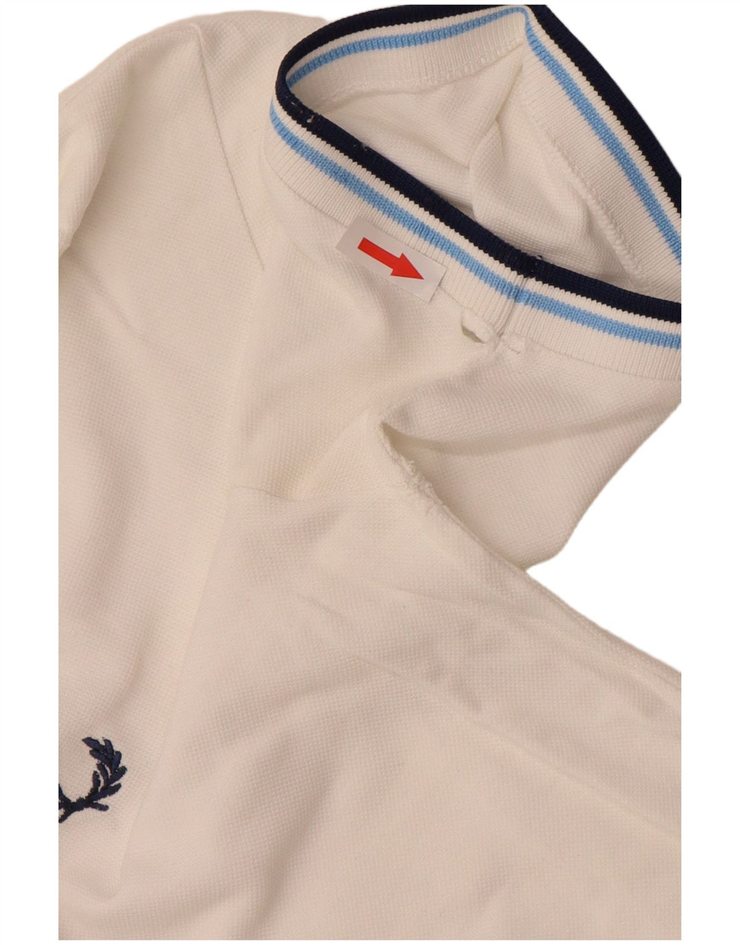 FRED PERRY Polo Homme Blanc Moyen Coton