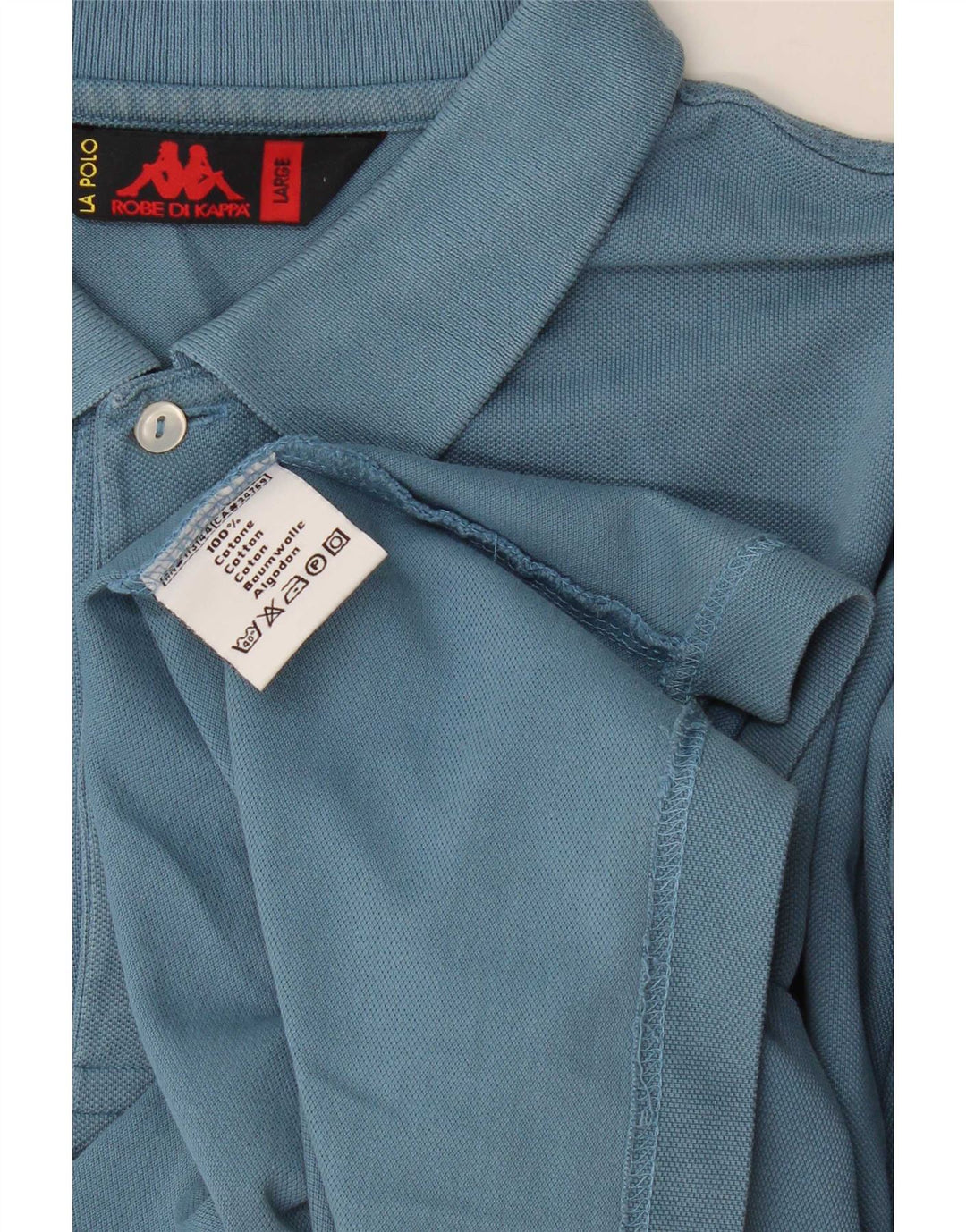 Kappa Polo Homme Grand Bleu Coton