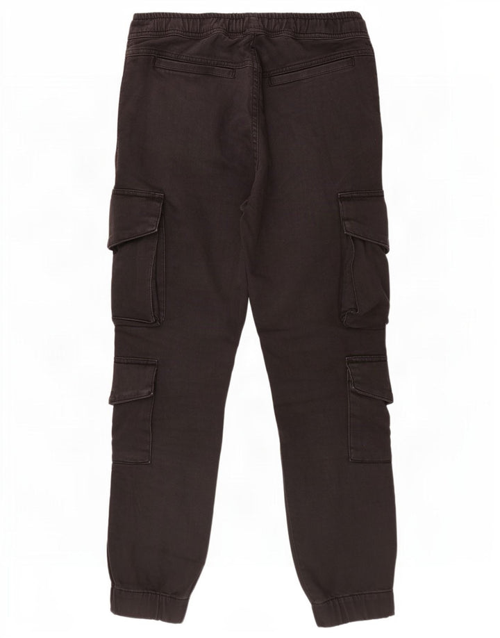 Zara Pantalon Cargo Joggers Homme Moyen W31 L28 Noir