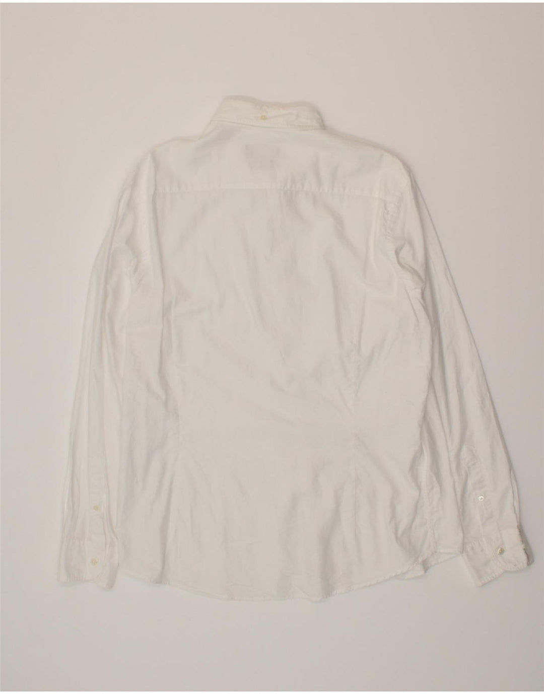MASSIMO DUTTI Mens Finest Fabric Shirt XL White Cotton Vintage Massimo Dutti and Second-Hand Massimo Dutti from Messina Hembry 
