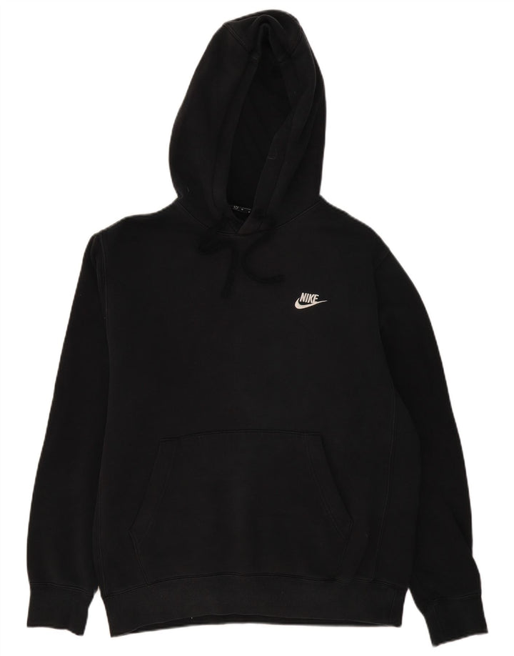 NIKE Pull à capuche pour homme en coton noir moyen