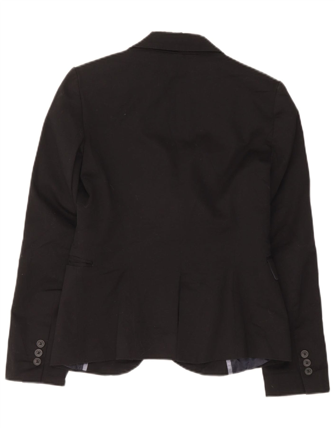 Zara Veste blazer à 1 bouton pour femme UK 12 Noir moyen