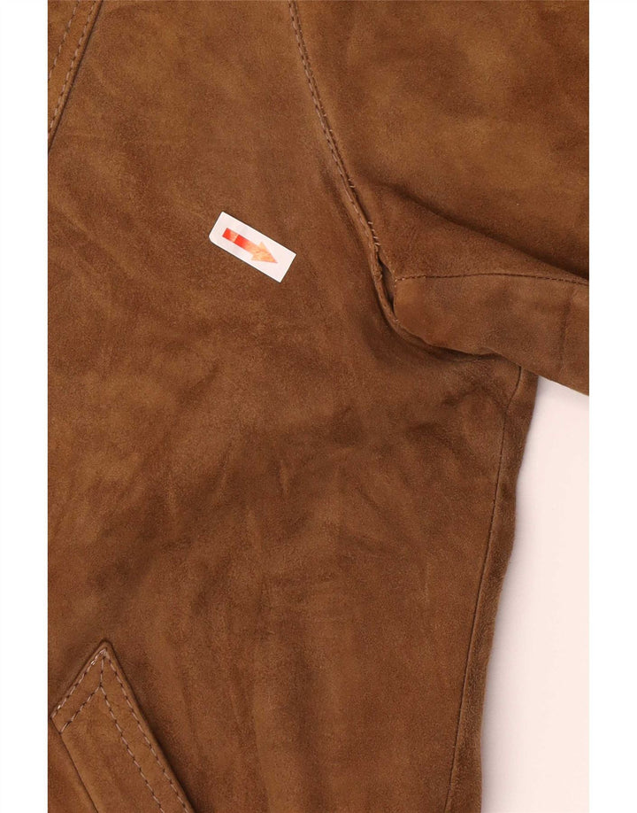 veste en daim homme vintage IT 48 Beige moyen