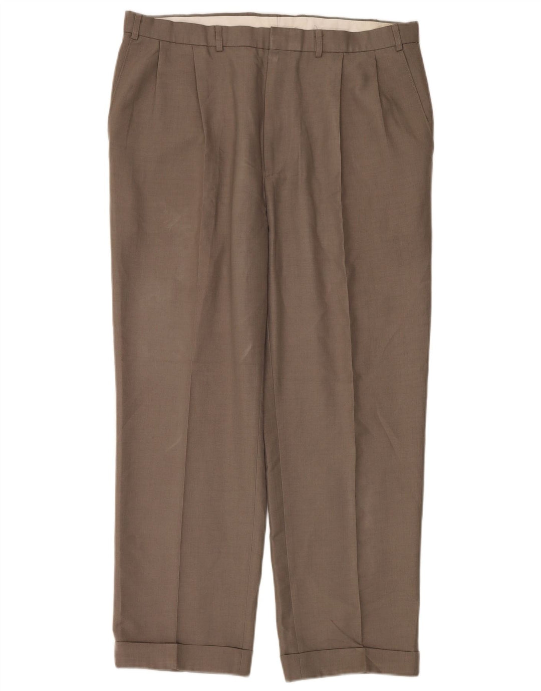Marks & Spencer Pantalon décontracté St. Michael Pegged pour homme W38 L29 Marron