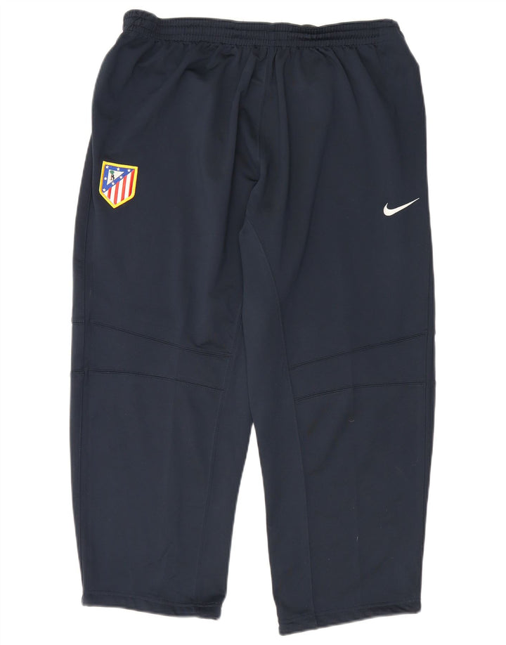 Pantalon de survêtement Nike Atletico Madrid XL bleu marine pour homme en polyester