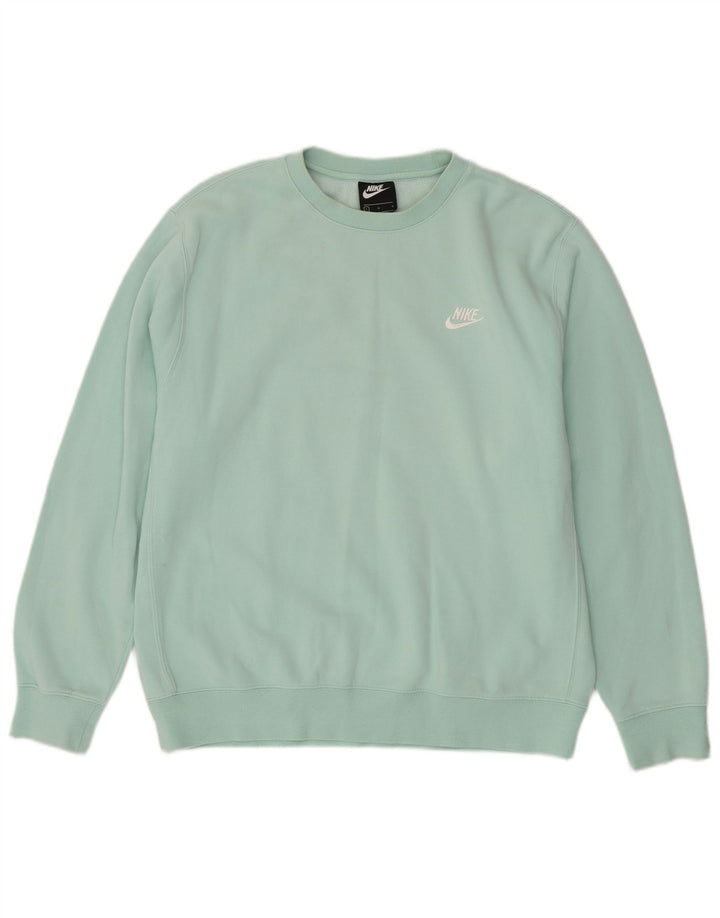 Nike Sweat-shirt surdimensionné pour femme UK 16 Grand coton vert