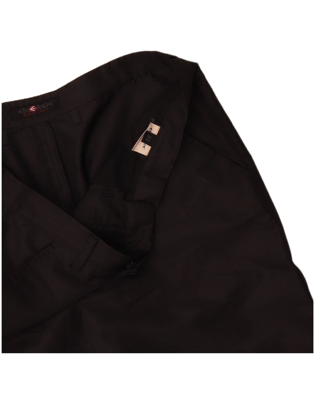 Pantalon Capri Taille Haute Femme Energie W33 L23 Noir Polyester