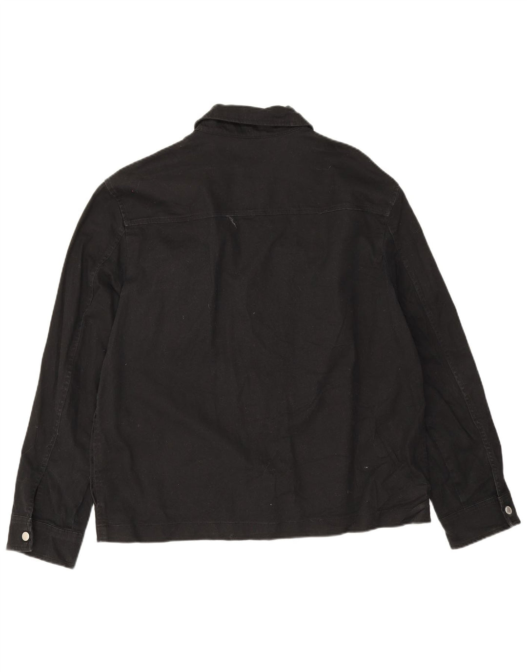 Zara Veste Bomber Homme UK 42 XL Coton Noir