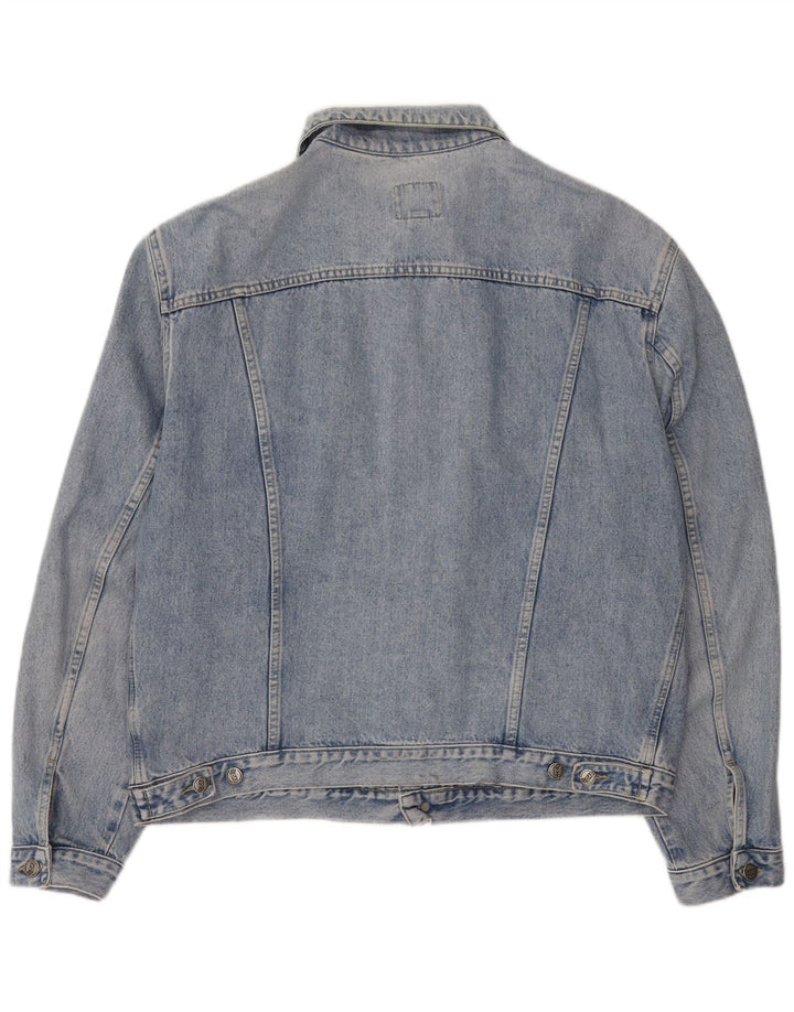 Gas Veste en Jean Homme 2XL Bleu Coton