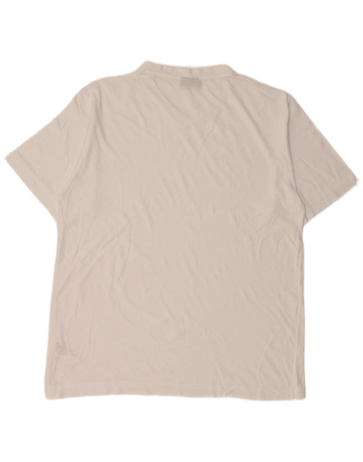 Kappa T-Shirt Homme Top XL Blanc Coton