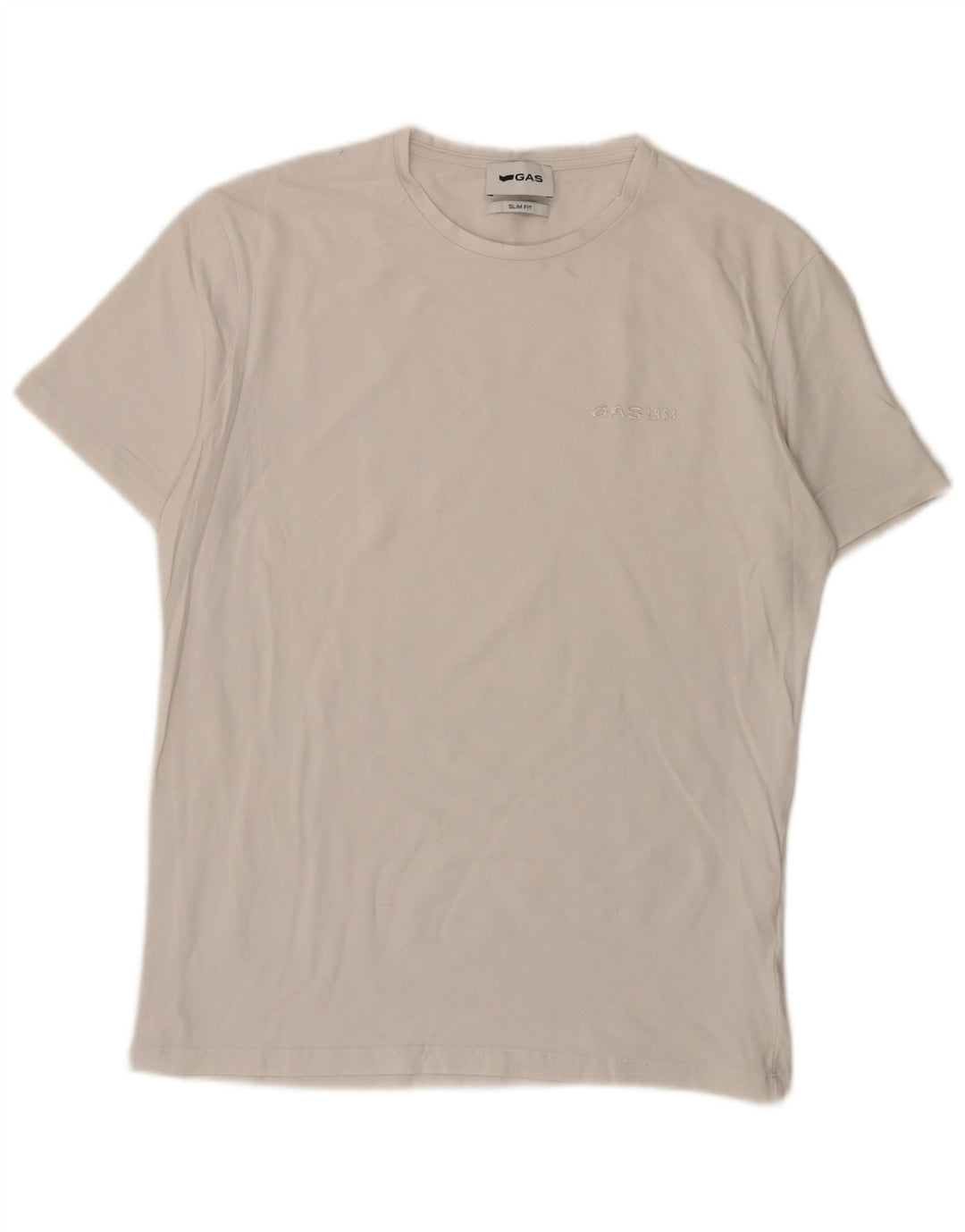 Gas T-Shirt Slim Fit Homme Blanc XL