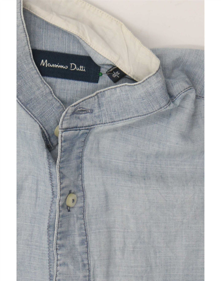 Massimo Dutti Chemise Homme Bleu Moyen