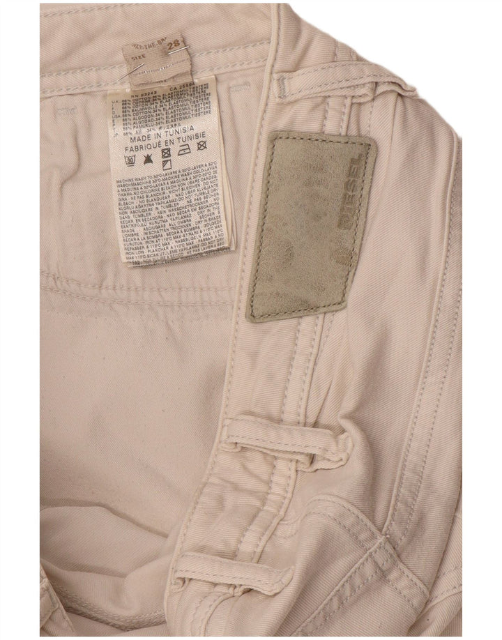 Jean Slim Femme Diesel W28 L32 Coton Blanc