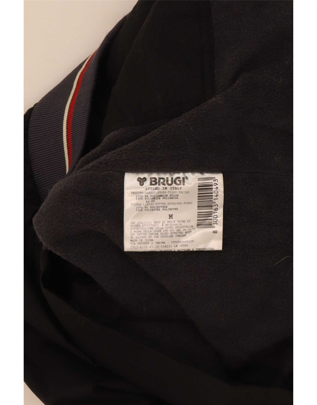 Brugi Gilet Homme UK 38 Medium Noir Colorblock Polyamide