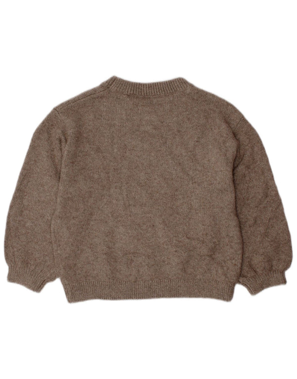 ZARA Girls Crew Neck Jumper Sweater 2-3 Years Grey