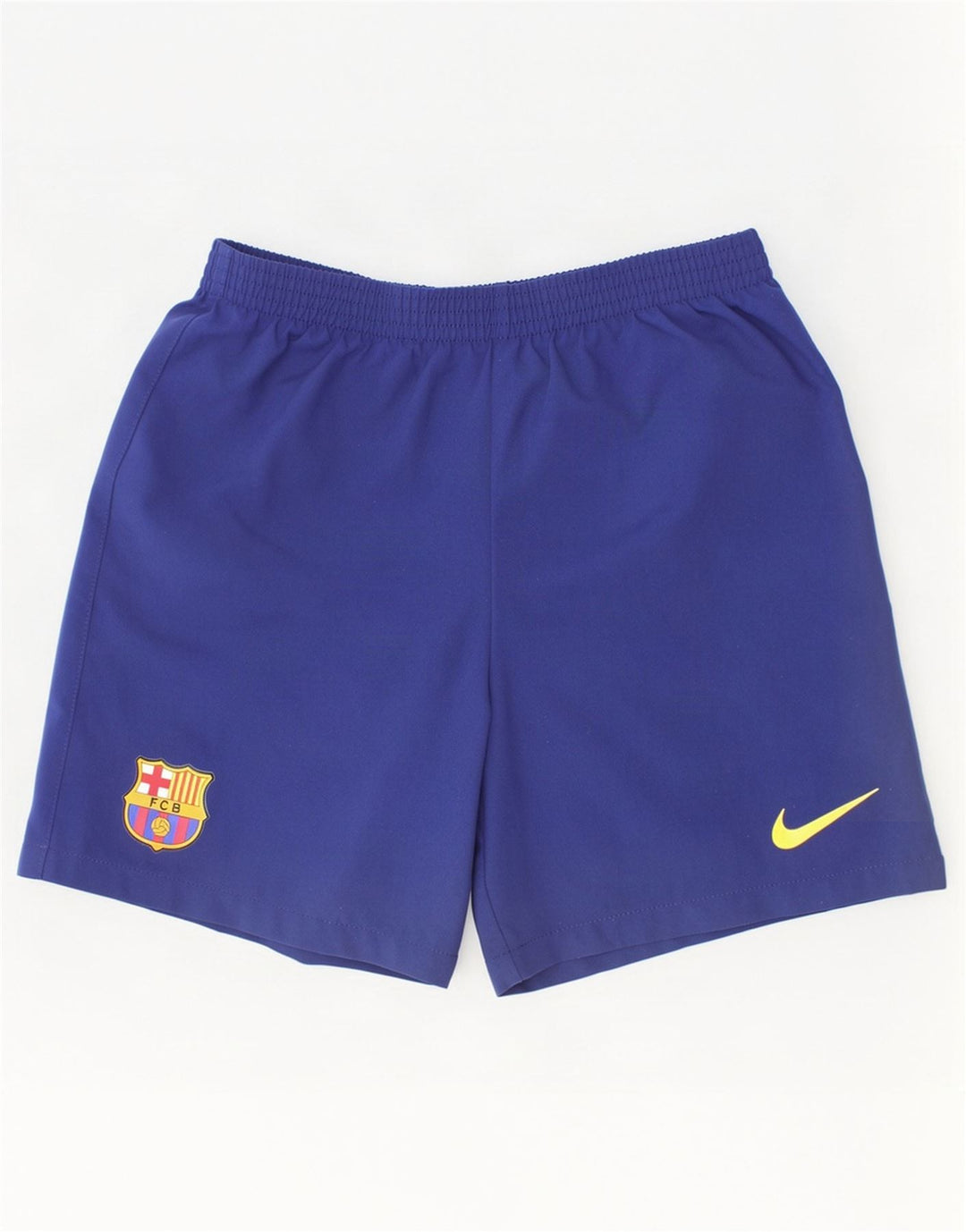 Nike Short de sport Barcelone pour garçon 7-8 ans XL Bleu marine Polyester
