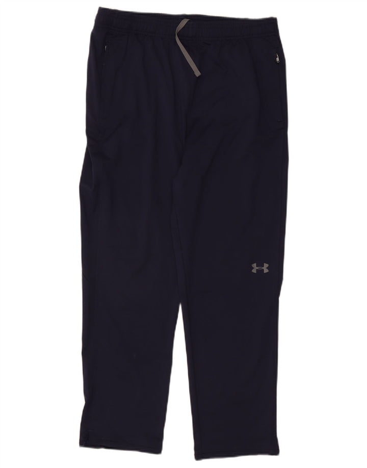 Under Armour Pantalon de Survêtement Garçon 13-14 ans XL Bleu Marine Polyester