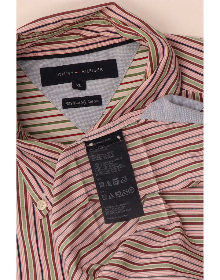 Tommy Hilfiger Chemise Homme XL Coton Rayé Multicolore