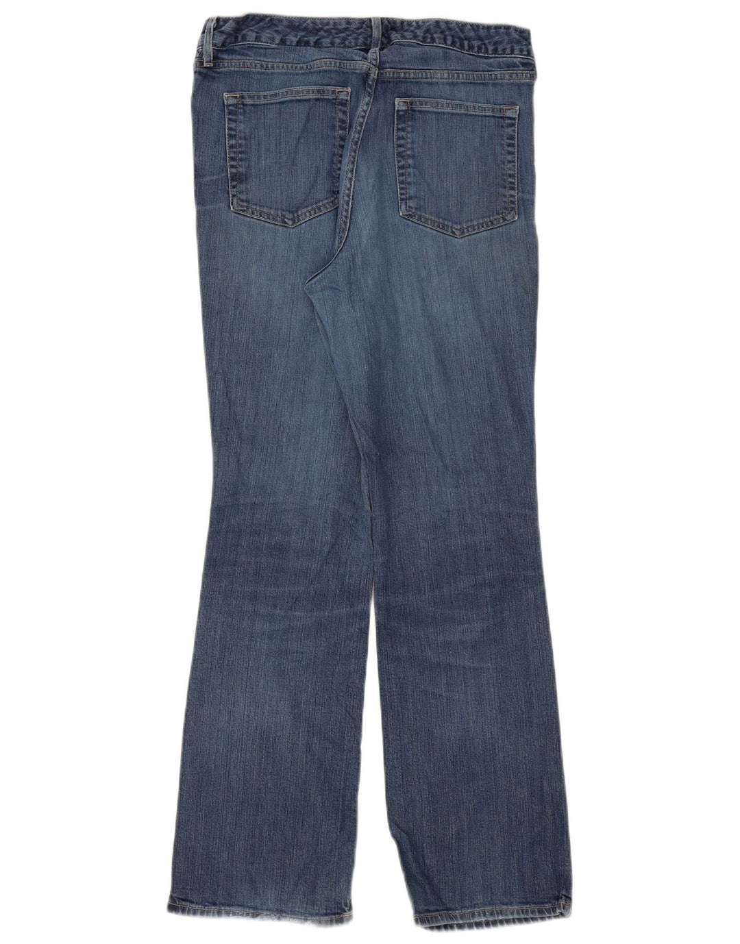 Eddie Bauer Jean bootcut classique pour femme EU 12 Large W32 L31 Bleu Coton