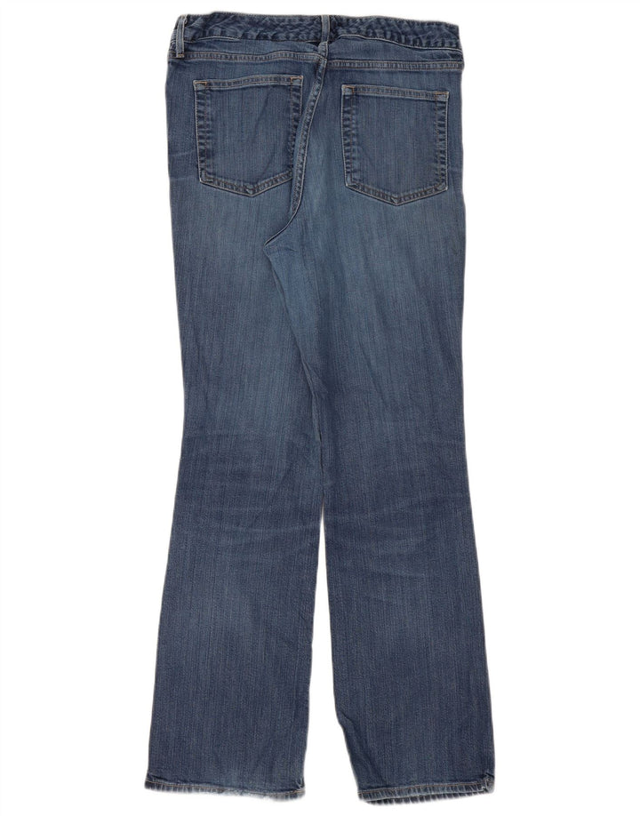 Eddie Bauer Jean bootcut classique pour femme EU 12 Large W32 L31 Bleu Coton