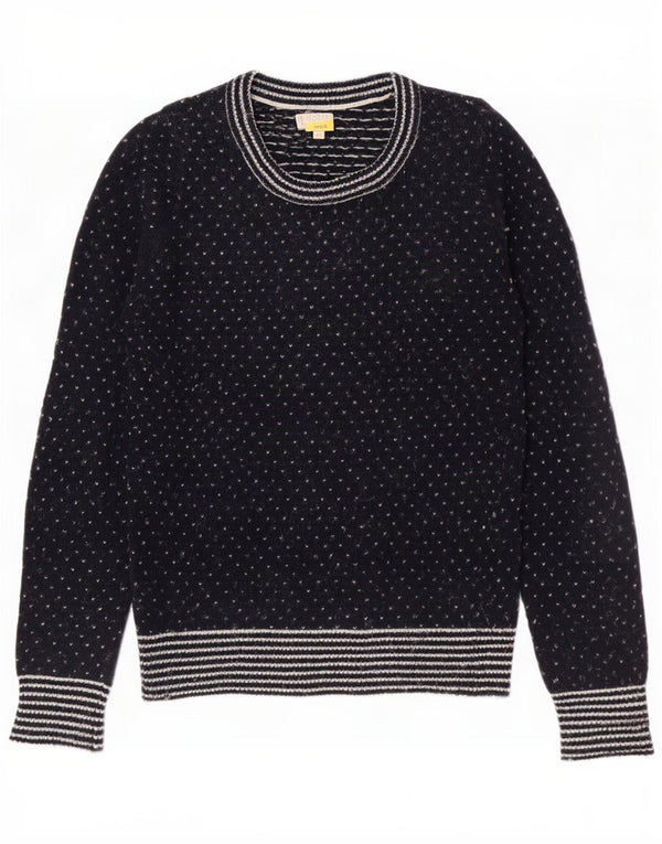Hobbs Pull surdimensionné à col bateau pour femme UK 6 XS Bleu marine à fines rayures