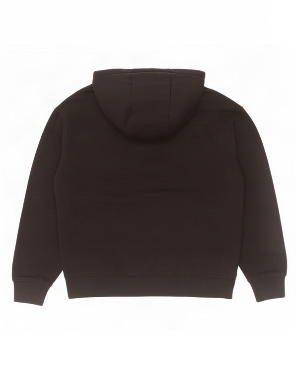 Zara Mens Hoodie Jumper Large Black Cotton