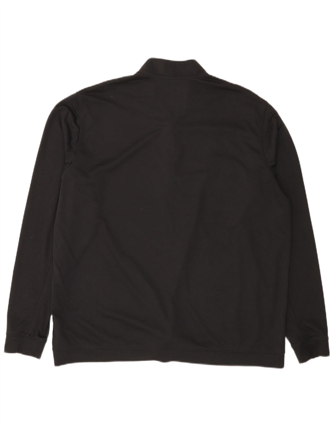 Adidas Sweat-shirt à col zippé pour homme 2XL Noir Polyester