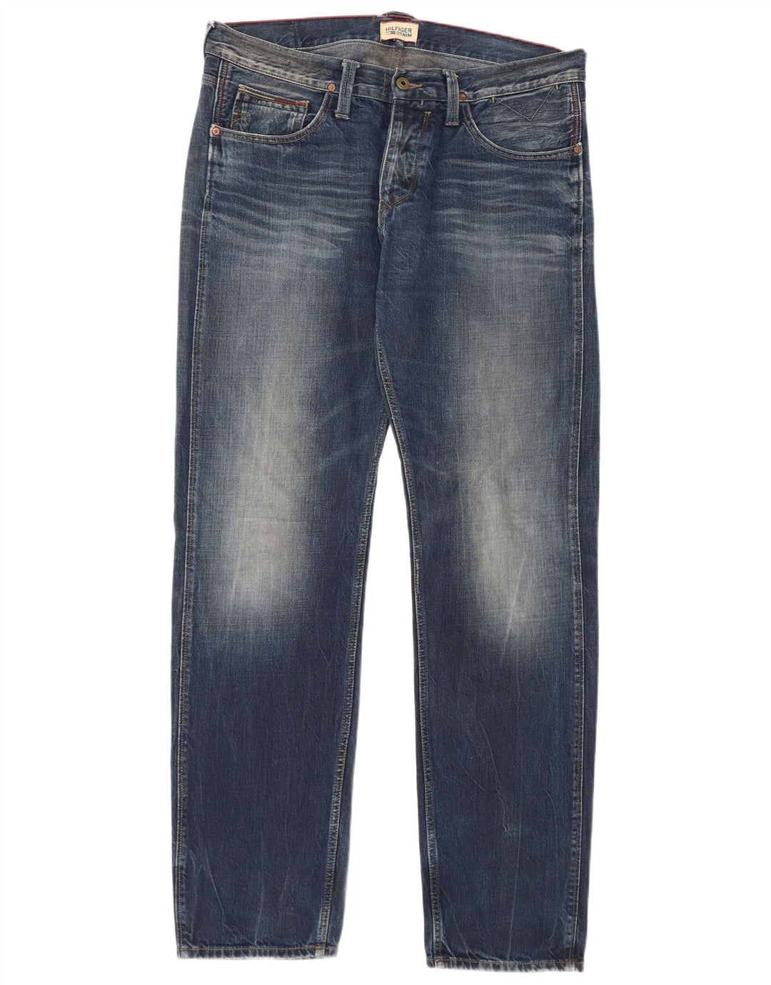 Tommy Hilfiger Jean droit homme W34 L34 bleu