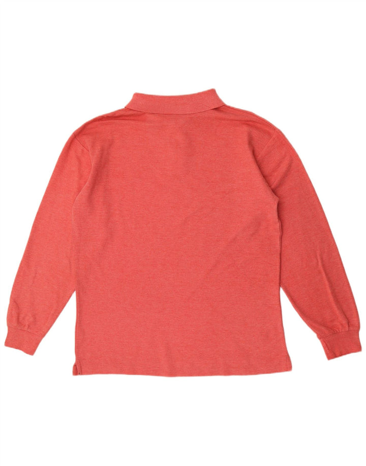 Fila Polo à manches longues homme IT 50 coton rouge moyen