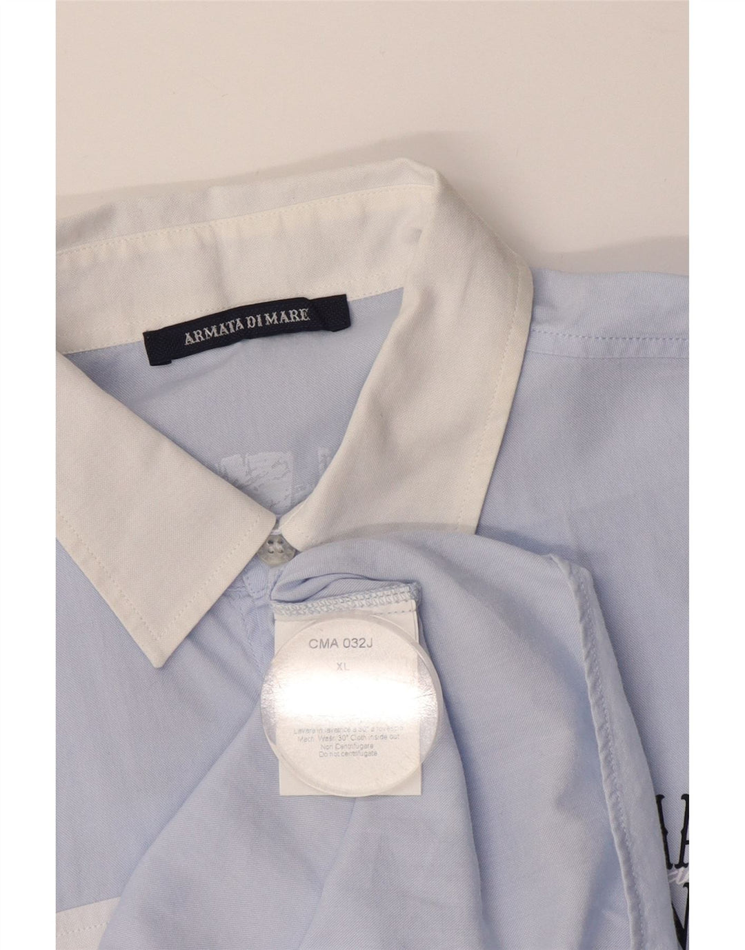 Armata Di Mare Chemise Graphique Garçon 13-14 ans XL Bleu Coton