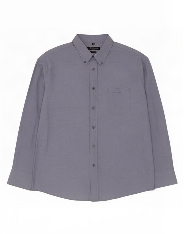 Ben Sherman Chemise Oxford Homme 2XL Bleu Coton