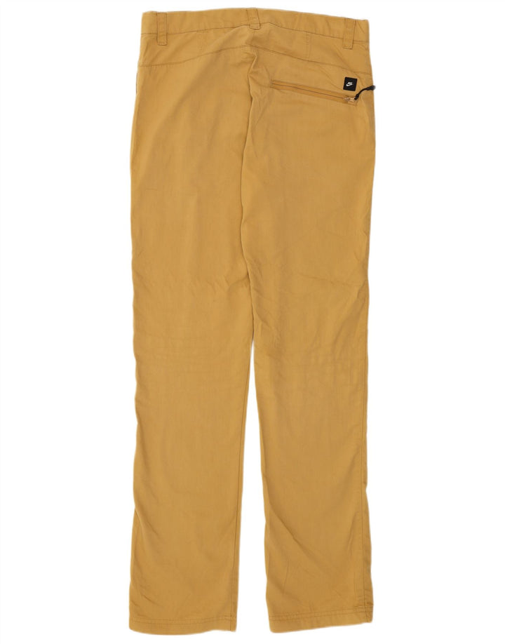 Nike Pantalon Chino Slim Homme Petit W30 L31 Jaune Coton