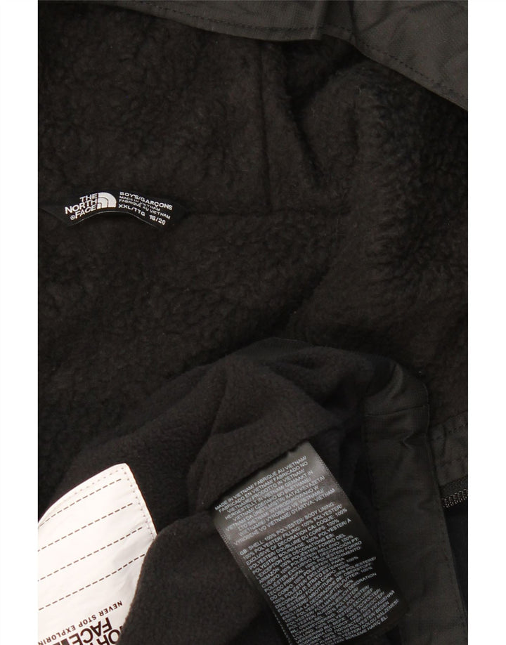 THE NORTH FACE Veste coupe-vent à capuche pour garçon 15-16 ans 2XL Noir