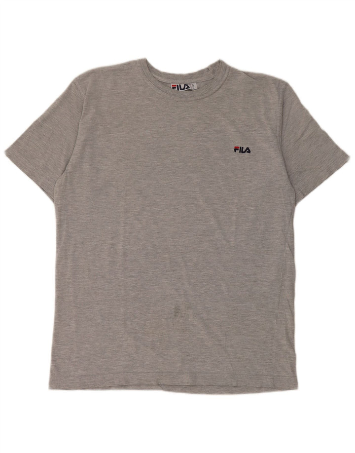 Fila T-Shirt Homme Top IT 50 Gris Moyen Coton