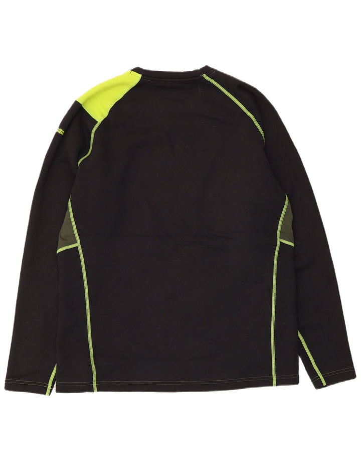 Under Armour Sweat-shirt ajusté pour homme XL Noir Colorblock Polyester