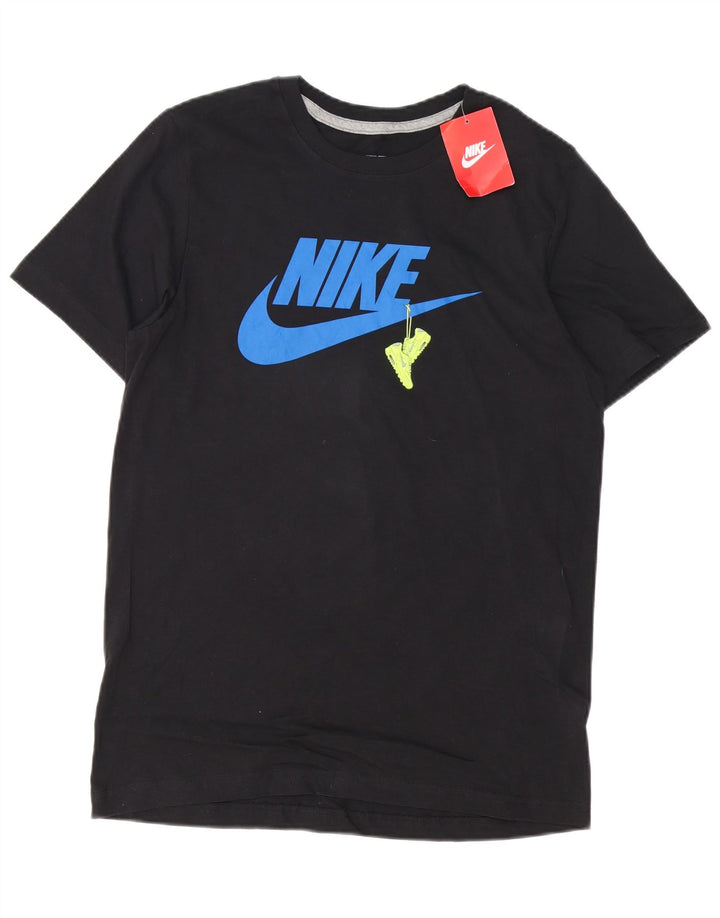 NIKE T-shirt coupe slim pour homme en coton noir
