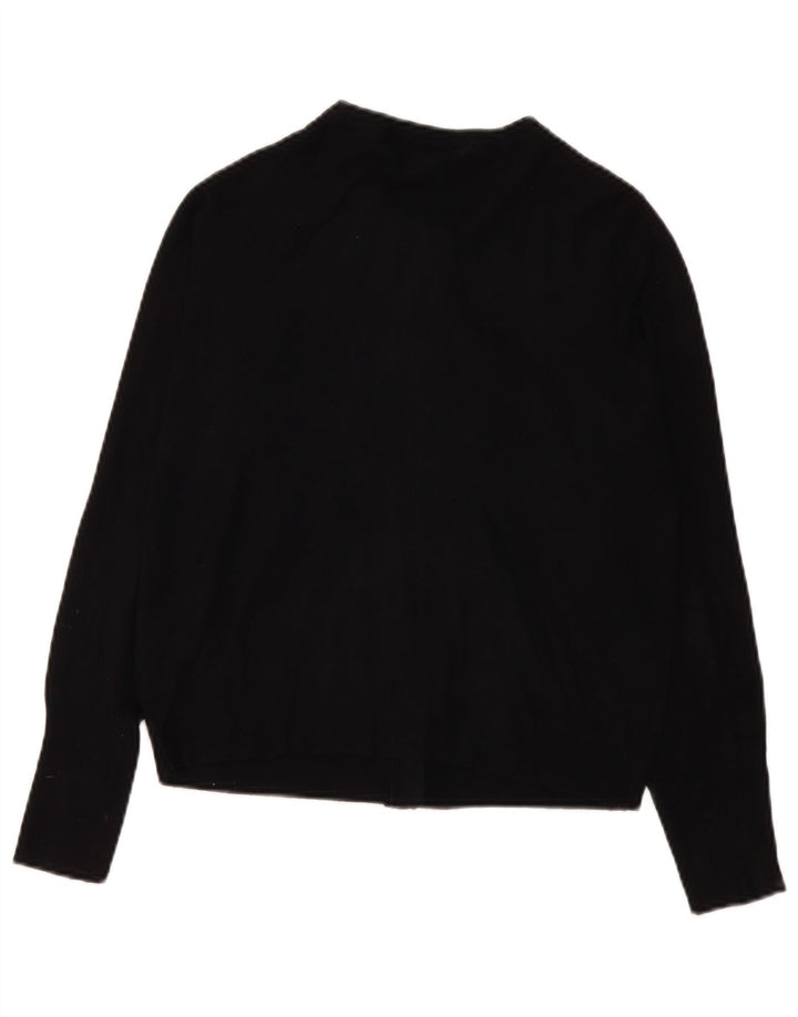 Marks & Spencer Pull Cardigan Femme UK 14 Medium Noir Viscose