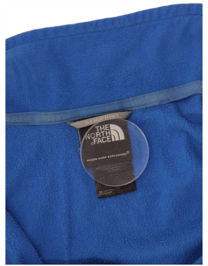 THE NORTH FACE Pull Polaire Col Zippé Homme XL Bleu Polyester