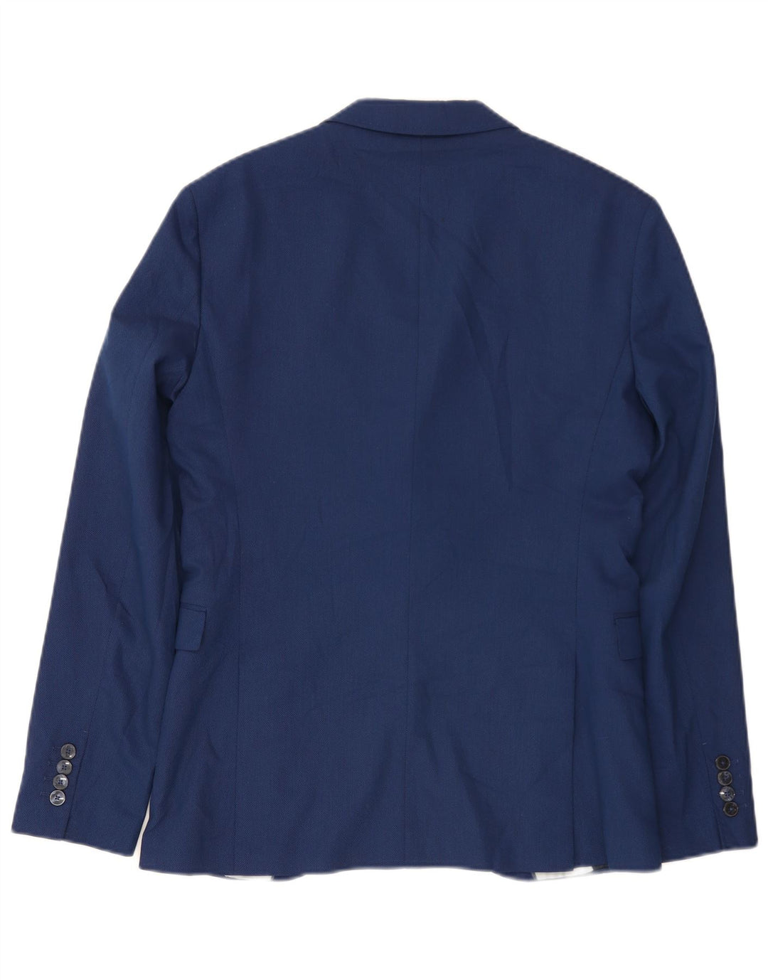Zara Veste Blazer 2 Boutons Homme EU 50 Bleu Moyen