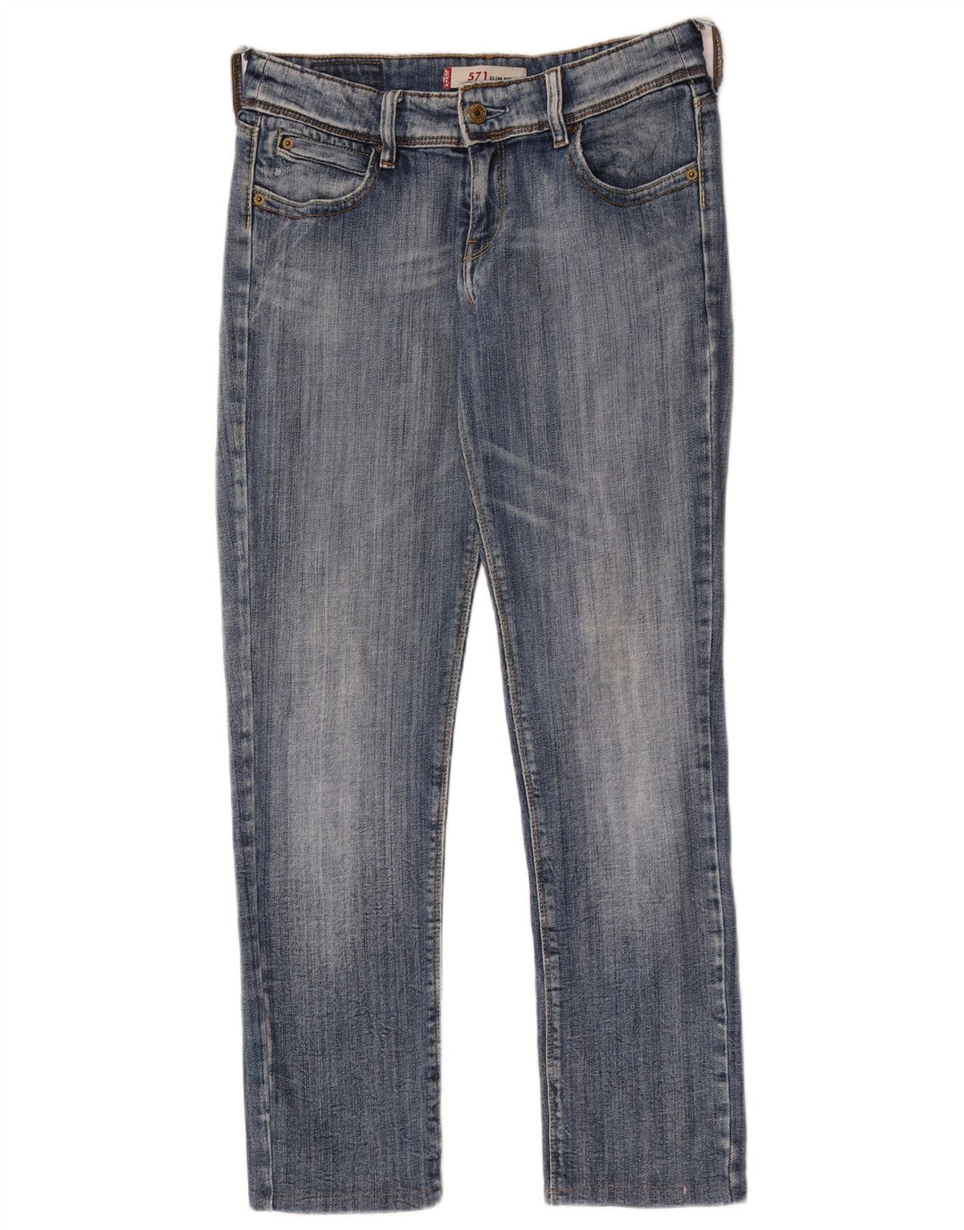 Levi's Jean Slim 571 Femme W31 L28 Bleu Coton