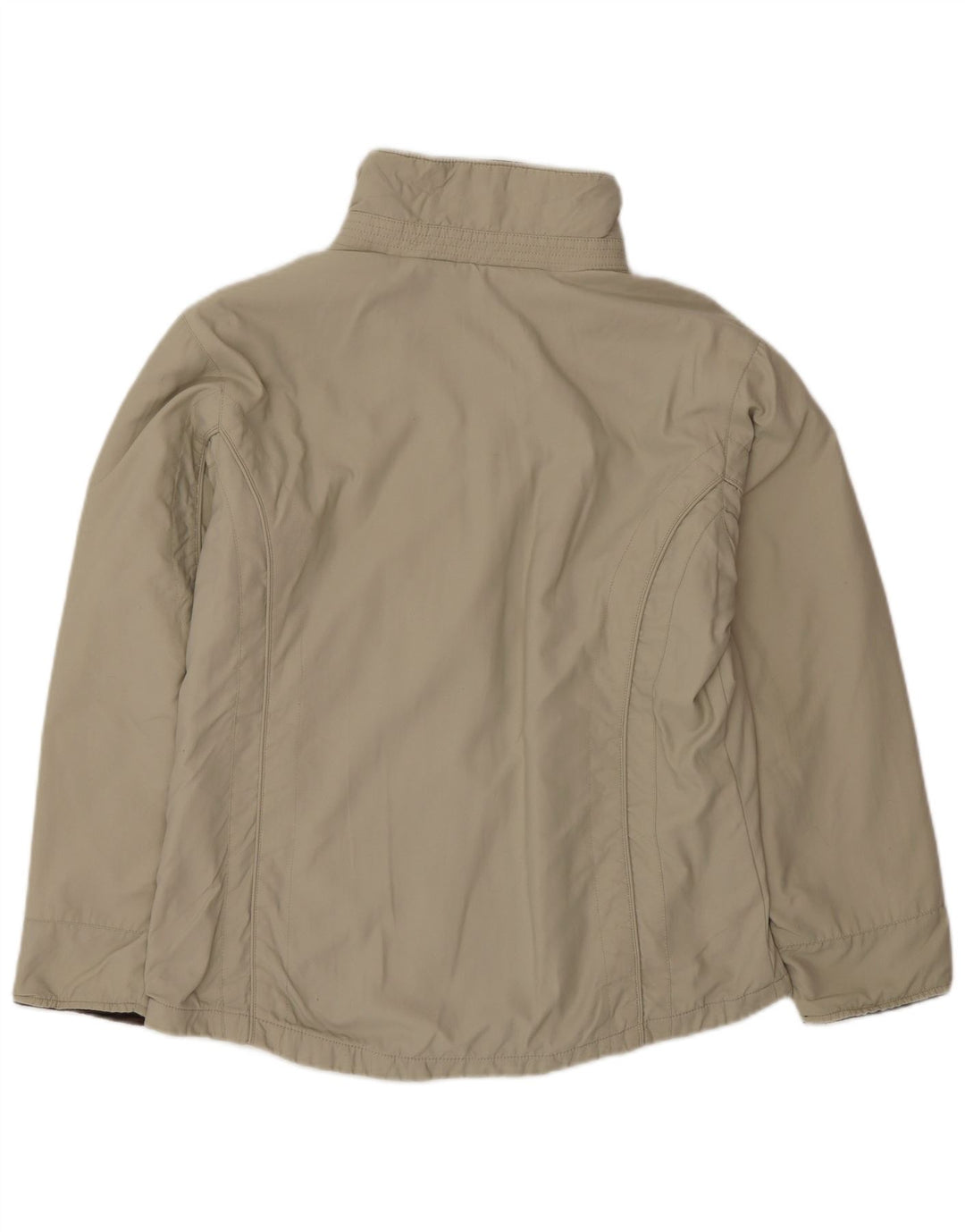 Columbia Veste coupe-vent surdimensionnée pour femme UK 10 Petit nylon beige
