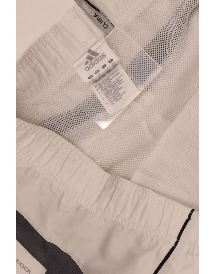 Adidas Short de sport Climacool pour homme 2XL Blanc Polyester