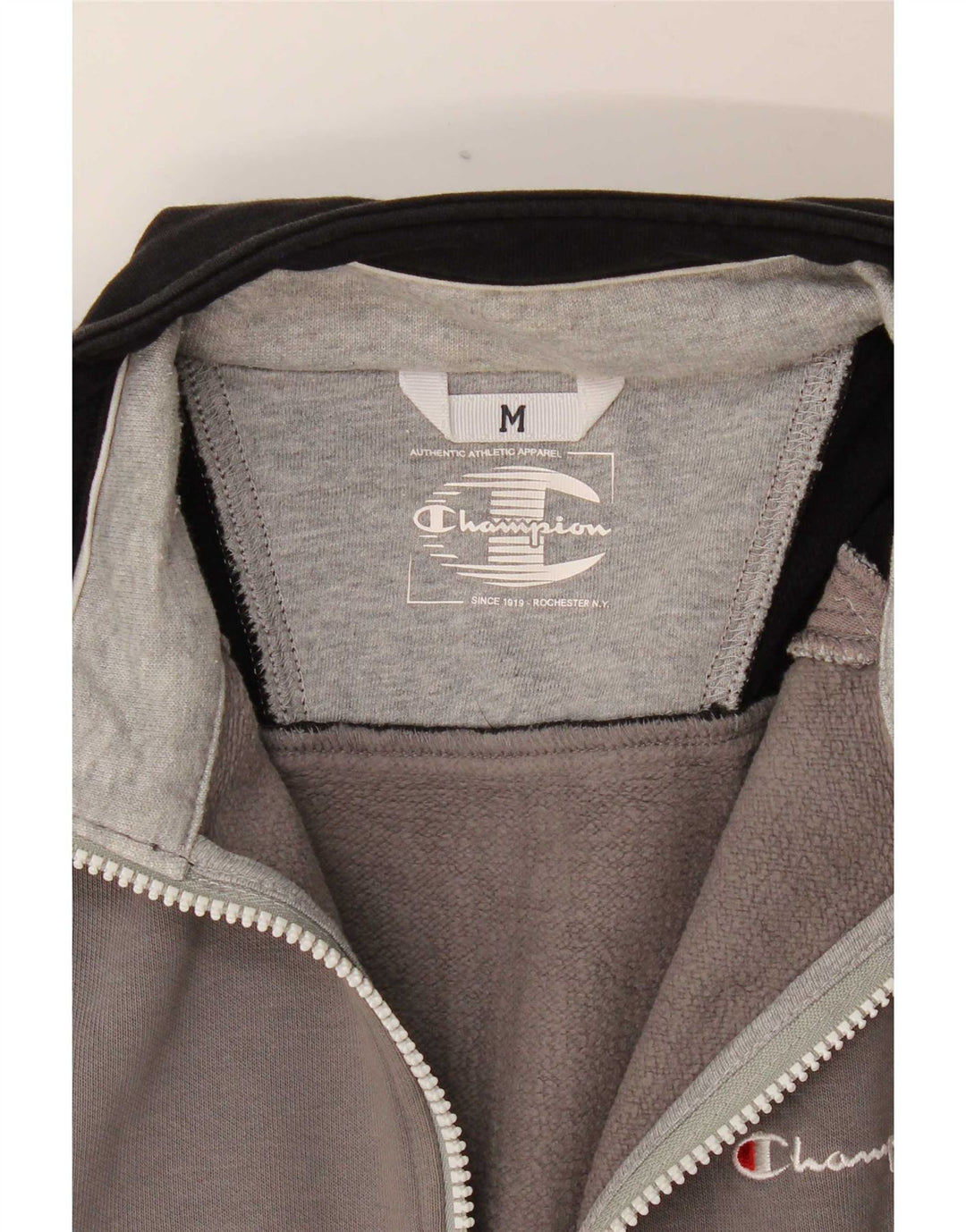 Champion Veste de Survêtement Homme Gris Moyen Colourblock