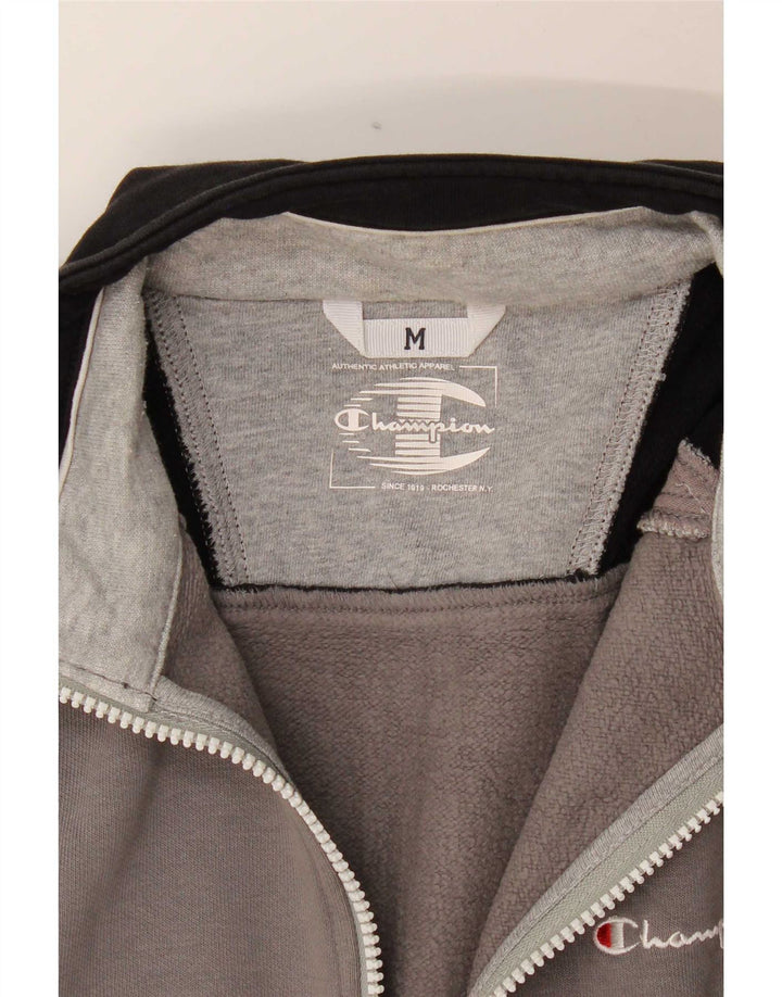 Champion Veste de Survêtement Homme Gris Moyen Colourblock