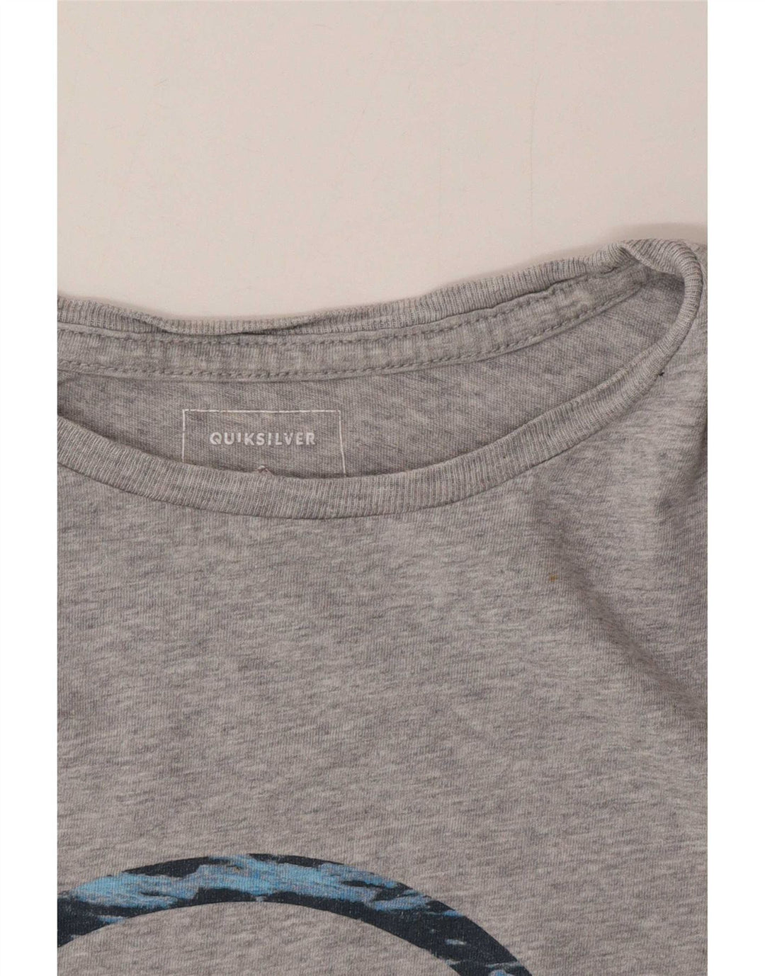 Quiksilver T-Shirt Graphique Homme Grand Gris