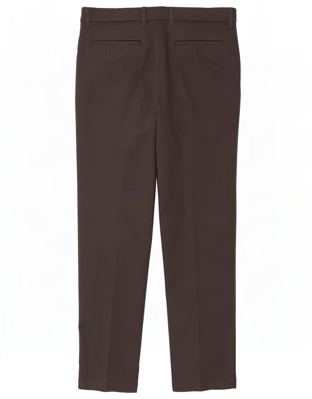 Marks & Spencer Pantalon Chino Slim Femme W34 L33 Gris Coton