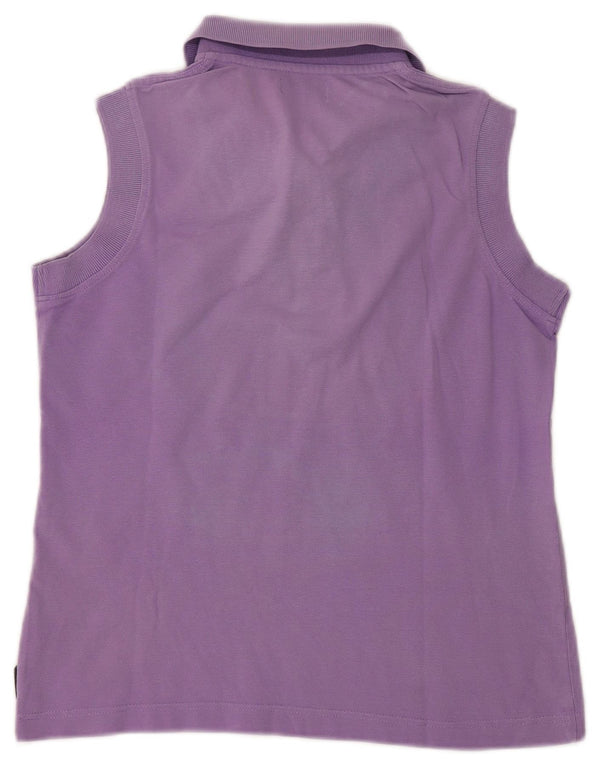 Kappa Polo sans manches pour femme UK 14 Large Violet