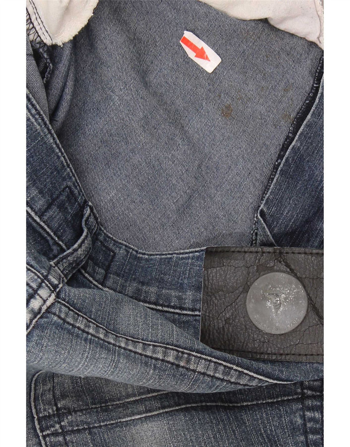 Trussardi Jean Droit W34 L30 Bleu Coton Homme