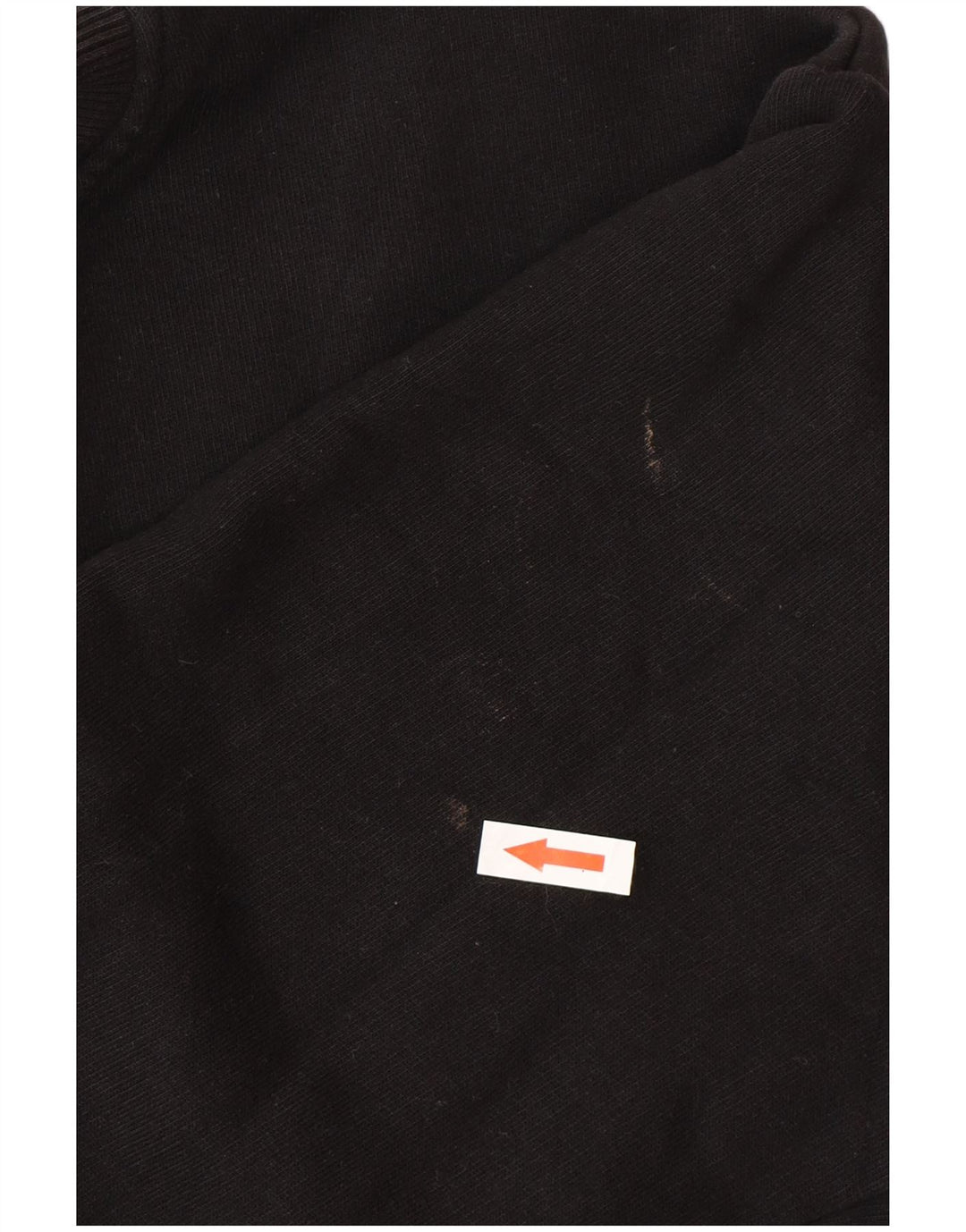 K-Way Sweat-shirt pour homme en coton noir Taille L