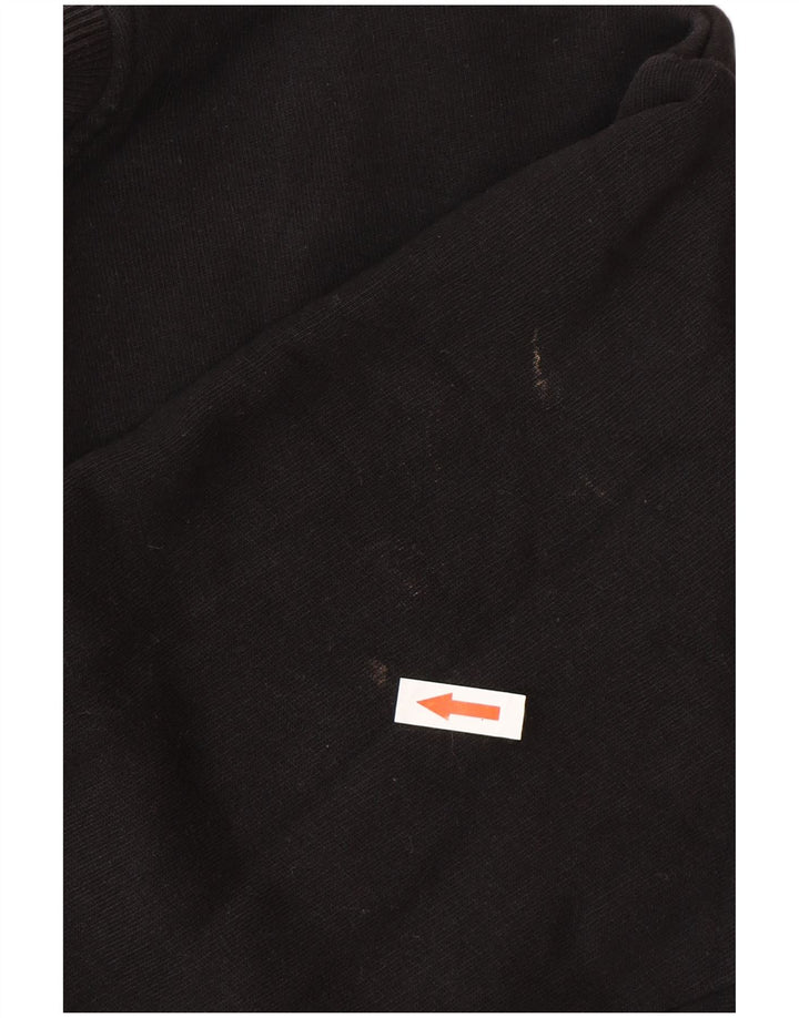 K-Way Sweat-shirt pour homme en coton noir Taille L